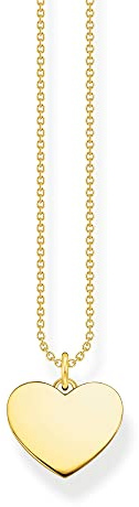 THOMAS SABO Kette Herz gold 925 Sterlingsilber, 750 Gelbgold Vergoldung