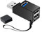 iJiZuo USB 3.0 Hub 3 Ports (2 USB 2.0 + USB 3.0), Compatible avec Windows 10/8/8.1/7/Vista/XP et Mac OS X, Linux et Chrome OS (Noir)