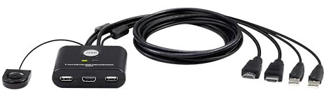 2-PORT USB FHD HDMI CABLE KVM CPNT