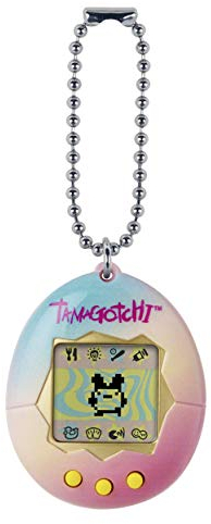 Bandai Tamagotchi Original Sahara Shell | Tamagotchi Original Cyber Pet 90s Adults and Kids Toy with Chain | Retro Virtual Pets are Great Boys and Girls Toys or Gifts for Ages 8+
