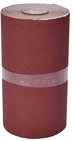 Aluminium Oxide Sanding RED Roll 40 | 60 | 80 | 120 GRIT Anti Clog Sandpaper Sheets 115M x 5M Carpenter Painter DIY Coarse Plumber Workshop Woodwork Hand Tools UK FREE P&P (P120 Grit (Medium Fine))