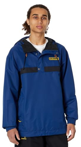 Volcom Anarok Veste de snowboard à capuche pour homme, Bleu marine S4, Small