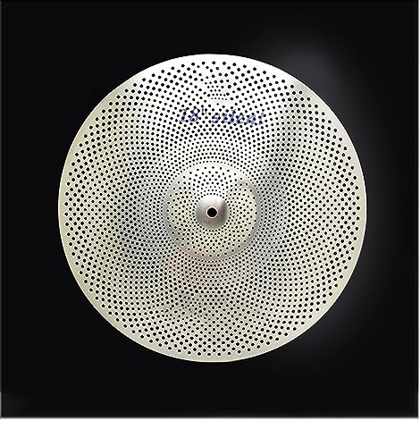 18 Crash Professional Low Volume Cymbals Percussion Instrument De Musique pour La Pratique Cymbales pour débutants
