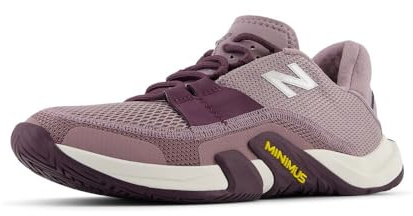 New Balance Women's Minimus TR v2 Cross Trainer, Ice Wine/Plum Brown/Silver Metalic, 7 M