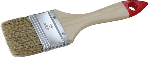 Flachpinsel mit Naturborsten 60 x 12 mm / 44 mm