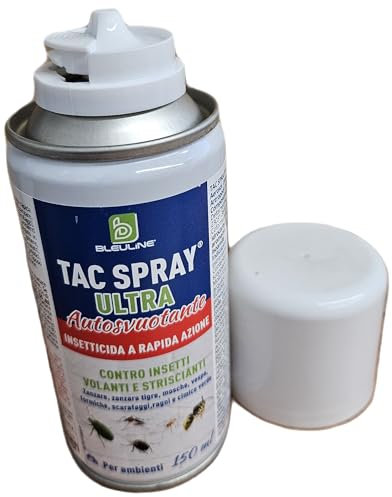 autosvuotante insetticita chimerambiente contro zanzare, mosche, vespe, formiche, scarafaggi e cimici bomboletta da150 ml