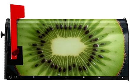 Sipeigyd Kiwi Briefkastenabdeckung, Standardgröße, 53,3 x 45,7 cm, wasserdicht, magnetisch, für Frühling, Sommer, Briefkasten, Abdeckung für Zuhause, Garten, Outdoor-Dekoration