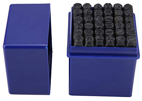 Lettre En Acier Timbre De Vie Durable Service Personnalisé Pour Bois Et Métal Kit De Poinçonnage Alphabet 6 Mm 36 Pièces Utilisation Polyvalente Artisanat Cuir Plastique