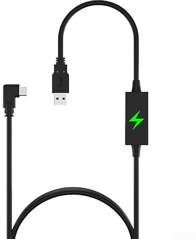 Alanmoship VR Charging Link Cable for Quest 3s/3/2/1 VR Headset Transfer Charging USB3.2 Type-C Cable Accessories and PC VR Headset Steam VR Case