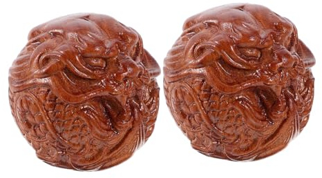 HAWILLOSCH Palline Di Legno Per Massaggiare Le Mani Palline Da Massaggio Portatili in Legno Per Allenamento e Rilassamento Delle Mani