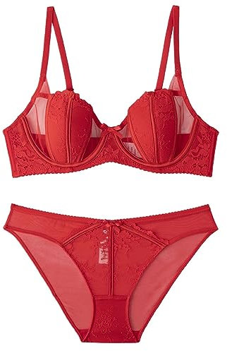 Dessous-Sets FüR Damen Minimizer BH Bügel - Baumwolle BH - BH Grosse Grössen - BH Große Brüste - Komfort Starker Halt BH - Damen Bügel Minimizer - Damen BHS Frauen Bra Comfit BH Muttertag