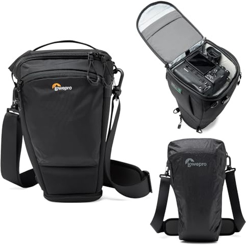 Lowepro ProTactic TLZ 75 Pro AW III Toploader Camera Bag, Camera Case for DSLR, Mirrorless, Volume 6L,Dim: 37x14x16cm for Cameras w/Lens Attached, Modular Shoulder Bag, for Photographer/Videographer