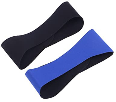 MAJORMENCH 3pcs Ear-Protecting Straps for Swimming Gear Unisex Ear Band Hair Protector Function for Bathing and Watersport Activities Deep Option