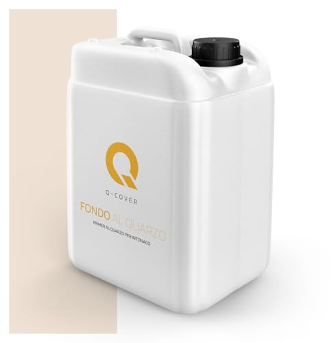 Q-COVER Primer al quarzo 7,5 kg | Colore: Beige chiaro F442 | int./est., superficie ruvida con sabbia di quarzo