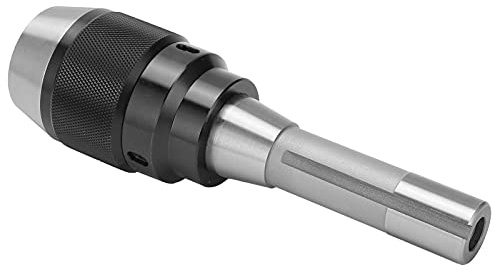 Fafeicy 40Cr Integral Drill Chuck, Keyless Drill Chuck for Milling Machine with 1-6mm Clamping Range 0.08mm Accuracy 40HB Hardness