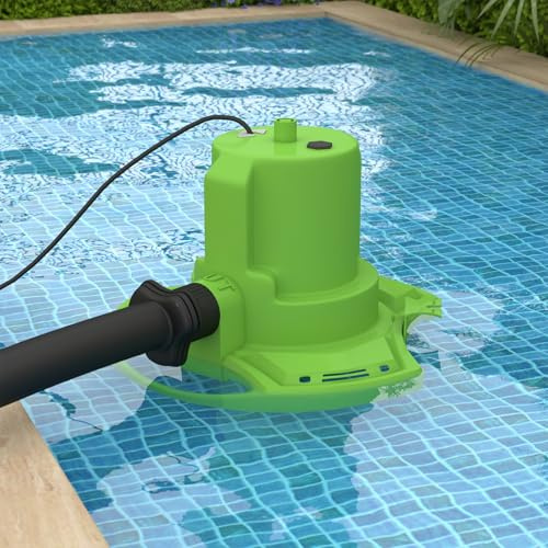 400W 8300L/H High Flow Submersible Water Pump, Portable Automatic Pool Drain Pump with 10m Cable for Swimming Pool Draining, Pond, Hot Tub, Water Heater, Garden, Floods Water Removal