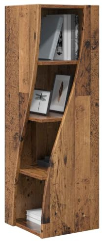 vidaXL Eckschrank 32x32x102cm Holzwerkstoff Altholz