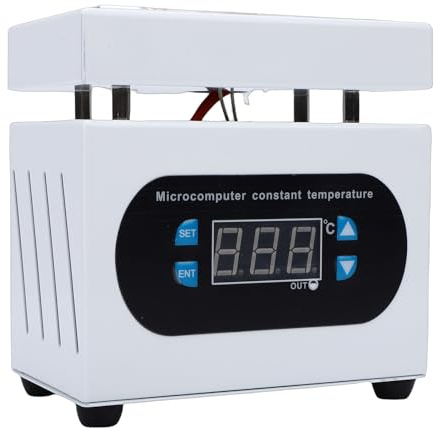 Fabater Station de Soudage LED, Plaque Chauffante, Chauffage de Préchauffage électrique Efficace 180W pour la Retouche des PCB et le Retrait des Composants, Plaque 100x50mm (Prise UE)