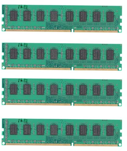 Tacdas 4X DDR3 16GB 1600Mhz DIMM PC3-12800 1.5V 240 Pin Memoria de Escritorio RAM No ECC para Socket AM3 AM3 + FM1 FM2 Placa Base