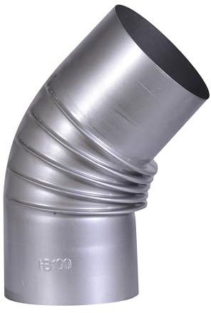 FIREFIX A110/B4 FAL Bogen 90°, starr, mit Reinigungstür, ø 110 mm - Ofenrohre aus Stahlblech, 0,6 mm stark, innenliegend gemufft, Längen lasergeschweißt