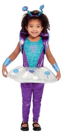 Smiffys Toddler Alien Costume, Silver Halloween und Karneval