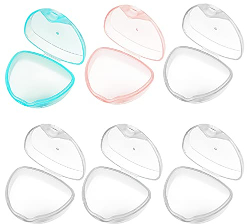 6 PcsCase for Baby Dummy Case, Pacifier Case, Pacifier Holder Storage Box, BPA-Free Dummy Container, Soother Pod Holder Box for Travel Home