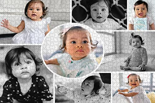 Lehaha Personalisiertes Puzzle mit Eigenem Foto-120/300/500/1000 Teile-Fotopuzzle Selbst Gestalten für Erwachsene-Einzigartiges Geschenk zu Jahrestag,Hochzeit & Geburtstag-DIY Wohndeko