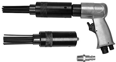 Tubiaz Druckluft Nadelentroster Rostentferner Ersatzkopf 3000 U/min mit 19 Nadeln Ø 3mm Nadelpistole Entroster Rost Lackentferner