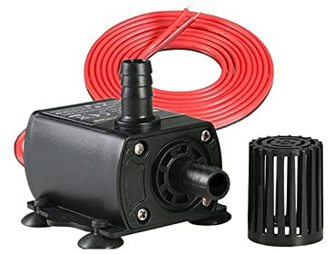 Petite Pompe Submersible réglable 12V Mini Pompe à Eau Power Brushless Micro Pompes Pompe Submersible