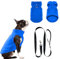 Hundemantel,Hundepullover,Chihuahua Kleidung,hundepullover kleine Hunde, Hundemantel für kleine Hunde,Hundemantel mit Geschirr,Wintermantel Hund für kleine Hunde, Innen und Außeneinsatz(Blau L)