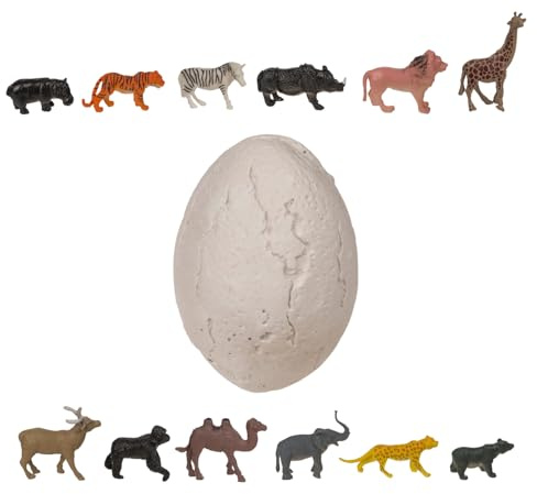 Out of the blue Wild Animals Excavation Set Gift Children's Birthday Toy in Random Variation Children's Gift Animal Figure - Charming Animals Give-Aways Perfect as a Guest Gift for