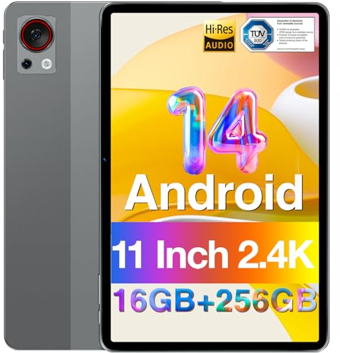 DOOGEE T30S Tablet 11 Zoll, Android 14 Tablet 16GB RAM+256GB ROM (1TB TF) Tablet, 8580mAh Akku Octa-core 2,4K Display Android Tablet, 13MP+8MP, 4G LTE Dual SIM/Hi-Res Speakers/5G WiFi/OTG/Widevine L1