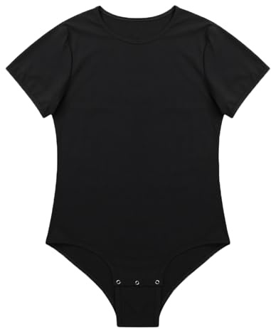 DecorDwell Pijama de Una Pieza Hombre, Body Hombre Manga Corta Negro, Ropa de Dormir Pijama Enterizo, Body Manga Corta Camiseta One Piece Mameluco (FR/ES, Letras, M, L, Regular, Regular)