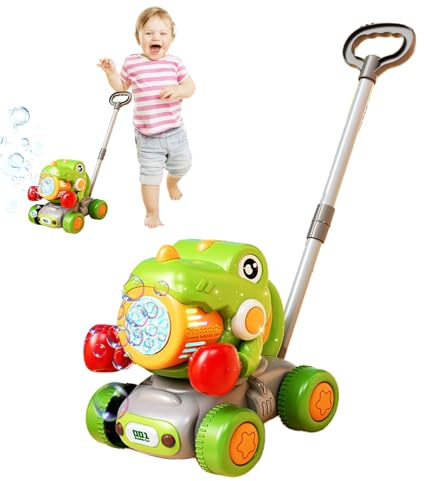 Kinder Rasenmäher Spielzeug Mit Blasenfunktion | Automatischer Blasenspaß Blubbergerät | Unterhaltungsspiel Für Kinder Ab 3 Jahren Zu Hause Unterwegs Im Kindergarten
