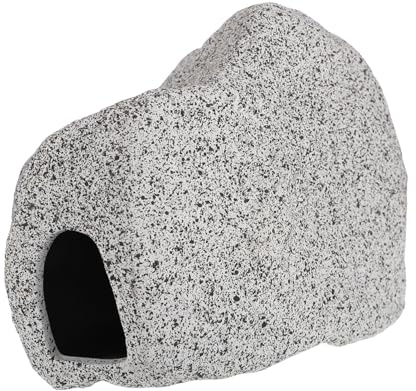 Toyvian Décor Aquarium Grotte pour Poissons et Crevettes Cachette Naturelle Accessoire Décoration Eau Douce pour Habitat et Reproduction