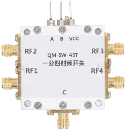 RASTKY SP4T -modul 0.1-6 GHz Hög Isolering Brett Band Låg Införande Förlust Trådlöst Kommunikationssystem och Test