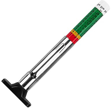 Misuratore Profondità Pneumatici – Strumento Preciso Con Codice Colori, Facile Da Leggere, Garantisce Controllo E Sicurezza | Uso Pratico for Auto Moto Bicicletta Camion