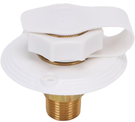 Jeffergarden Ingresso Acqua per con Valvola di Ritegno, Connettore per Tubo Flessibile Flangiato per Acqua di Città in Ottone ABS 3 Pollici Diametro Esterno 1 2 Pollici Maschio 3 4 Femmina, per