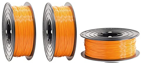PLA Filament 1,75mm 3D Drucker oder Stift 3 er Set 3x 1Kg Orange