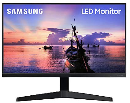 SAMSUNG 22 T350 Series FHD 1080p Computer Monitor, 75Hz, IPS Panel, HDMI, VGA (D-Sub), 3-Sided Border-Less, FreeSync, LF22T350FHNXZA