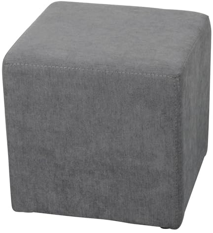 Staboos Sitzwürfel 42cm - Hochwertiger Sitzhocker Pflegeleichter Pouf Hocker - Sitzpouf mit nur 4kg - Sitzcube als perfekte Sitzgelegenheit (Coral_12)
