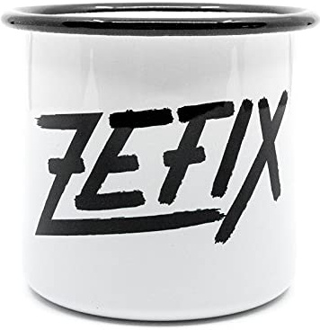 Bayerische Emaille Tasse - Zefix