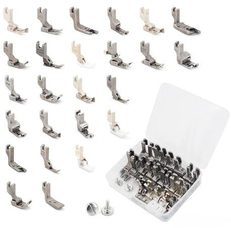 Set di 25 piedini per cucire, set di accessori per macchina da cucire, per JUKI DDL-5550 8500 8700 9000