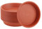 KEILEOHO 20 Pack 15 cm Red Plant Pot Saucers, Red Flower Pot Plant Drip Trays, Red Plastic Plant Pot Saucer Trays for Indoor and Outdoor Garden Plants Pot（6 inch）