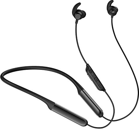 Nurati N1 Sport Bluetooth 5.2 in Ear headphones with 100H Playtime, Wireless Earbud with IPX6 waterproof, Noise Canceling Mic for Clear Calls, Neckband Headphones with HIFI Sound Quality for PC TV