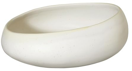 ASA - Schale - Swing - Steingut - Farbe: Soft Shell/Weiß - 28 x 26,2 x 10,7 cm
