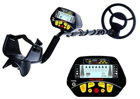 TOPWAY Metal Detector for Adults and Kids Waterproof Handheld Adjustable Pole Professional Gold Silver Detector with Backlight LCD Display Pinpoint Muti Modes for Treasure Hunting Gold Digger