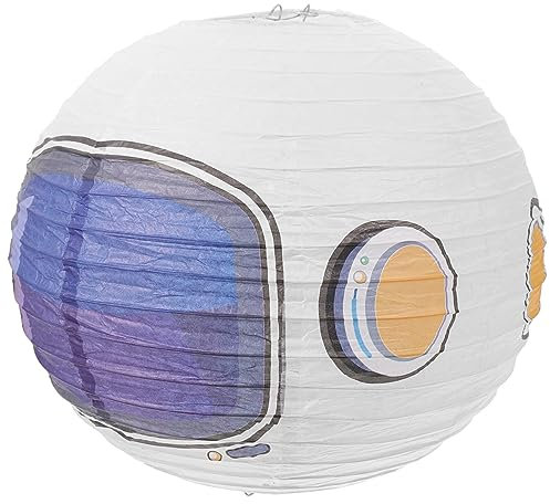 Amosfun Weltraumlaterne deckenlaterne dekor Papierlaterne in Weltraum-Form Kinder geburtstagsdeko kindergeburtstags Dekoration Ornament Raumdekoration Weltraumthema Platz Baby