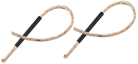 Sosoport 2pcs Survival Wick Fire Starting Kit Hemp Ropes for Camping Bbq Signal