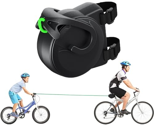 Fahrrad Abschleppseil Kinder mit Dreiecktasche,Elastisches 2.5M Fahrrad Traktionsseil,Eltern Kind Zugseil Abschleppseil Traktionsseil,Tragfähigkeit 500 lbs für Kinder MTB Bike